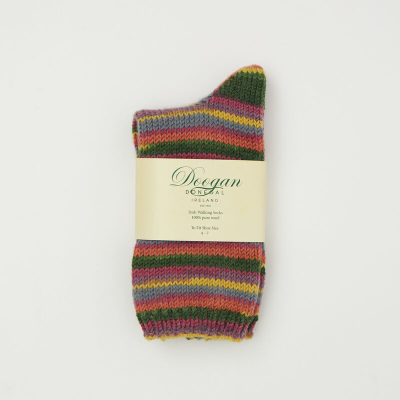 Fair Isle Ladies Socks Rainbow